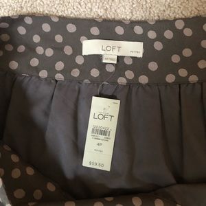 Loft by Ann Taylor mini skirt sz4P, lined new with tags